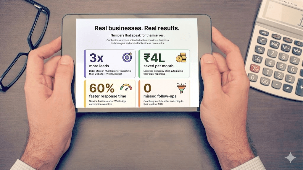 Real businesses. Real results. Numbers that speak for themselves.